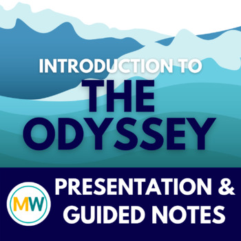 Preview of Introduction to the Odyssey by Homer | PowerPoint with Guided Notes and Key