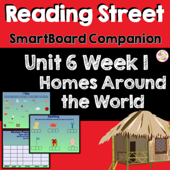 Preview of Homes Around the World SmartBoard Companion Kindergarten