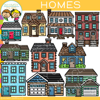 Preview of Homes Clip Art