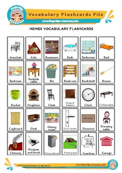 Homes - English Vocabulary Flashcards