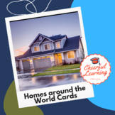 Homes around the world cards