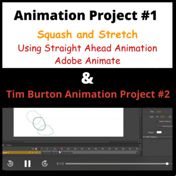 Homeschool Animation Projects 1 & 2 Adobe Animate | TPT
