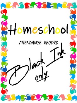 Preview of Homeschool Attendance Record