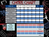 Homeschool Chore Chart - Sports