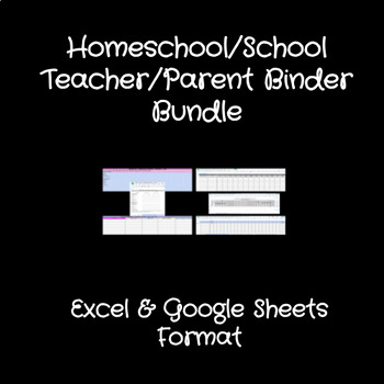 Preview of Homeschool/Classroom Binder Forms