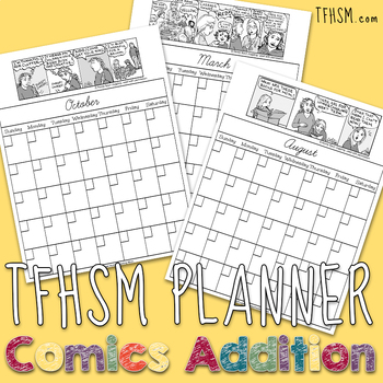 Preview of Homeschool Comics Planner - Always FREE