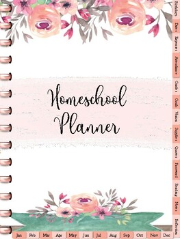 Preview of Homeschool Digital Planner All in one Undated for iPad & table