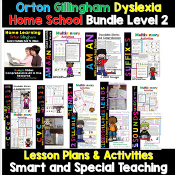 Preview of Homeschool Dyslexia Bundle Level 2