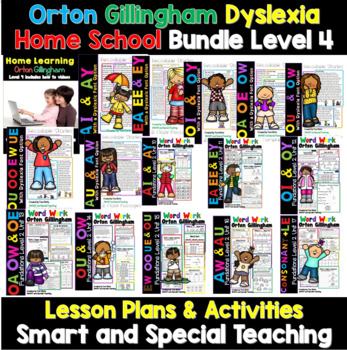 Preview of Homeschool Dyslexia Bundle Level 4