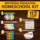 Homeschool Emotional Regulation Kit 112 Coping Cards Emoti