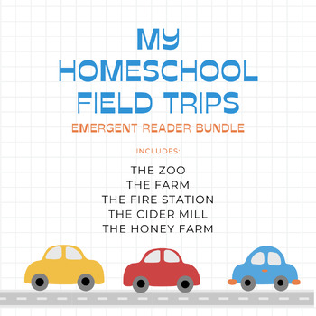 Preview of Homeschool Field Trip Emergent Readers Bundle