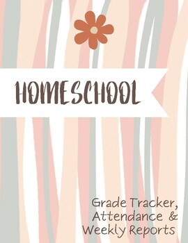 Preview of Homeschool Grade Tracker, Records Keeper, Printable PDF