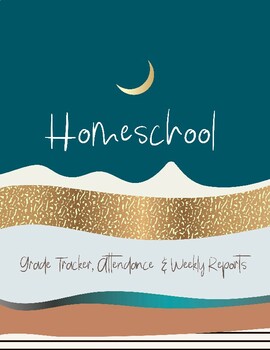 Preview of Homeschool Grade Tracker, Records Keeper, Printable PDF