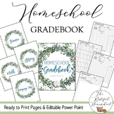 Homeschool Gradebook - Assignment Tracker - Grade Log