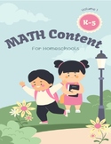 Homeschool MATH K-5, Differentiated Assignments