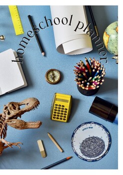 Preview of Homeschool Mum Journal Planner Weekly desk