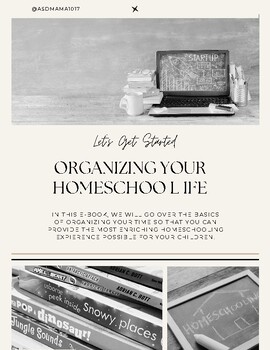 Preview of Homeschool Organization E-Book