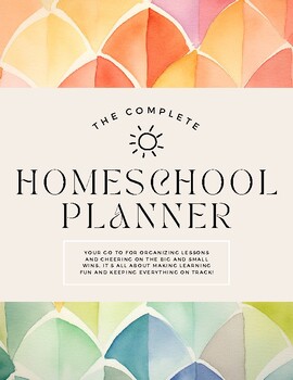 Preview of Homeschool Planner