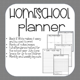 Homeschool Planner: 2020-2021