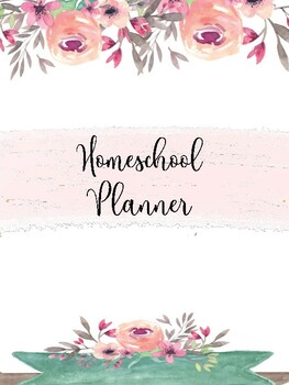Preview of Homeschool Planner All in One Undated Editable And Printable