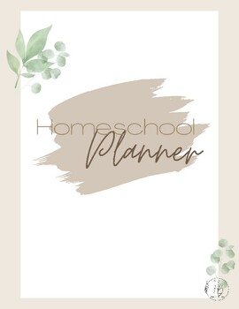 Preview of Homeschool Planner, Bundle, Homeschool Calendar, Organizer
