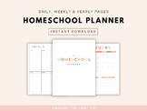 Homeschool Planner Printable 2024, Homeschool Planner Bund