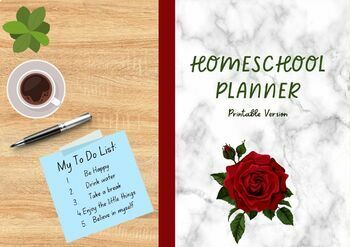Preview of Comprehensive Homeschool Planner - Printable Edition