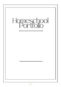 Printable Homeschool Portfolio Binder – Forest Rose Creative