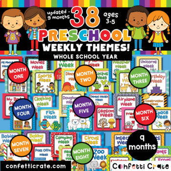 Preview of Homeschool Preschool Curriculum - Printable