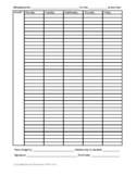 Homeschool Record Keeping Templates