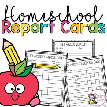 Preview of Homeschool Report Cards