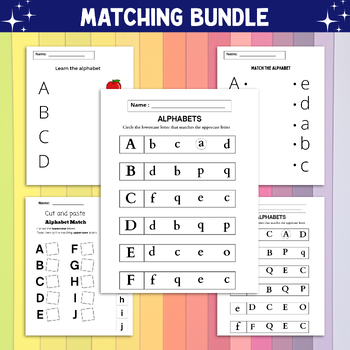 Homeschool Resource: Alphabet and Letter Matching Games, Sorting Activities