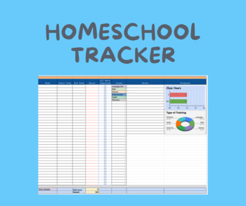 Preview of Homeschool Tracking Sheet
