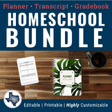Homeschool Transcript, Gradebook, & Planner Bundle {Google