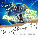 Lightning Thief Percy Jackson Bookmark Text Evidence Chapt