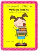 Homework Bundle - Mathematics and Reading - Grade 3 French