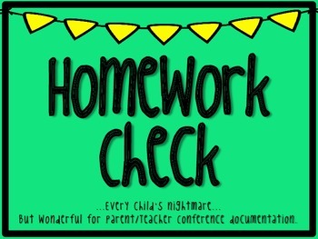 check in homework