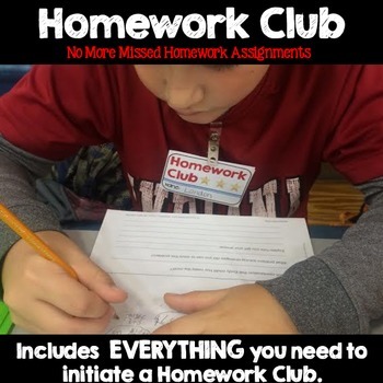 Preview of Homework Club