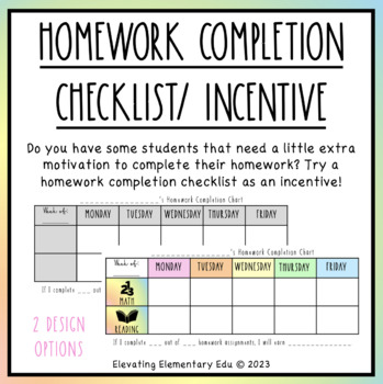 list 5 tips for improving homework completion