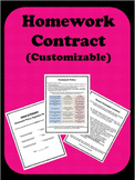 Homework Contract