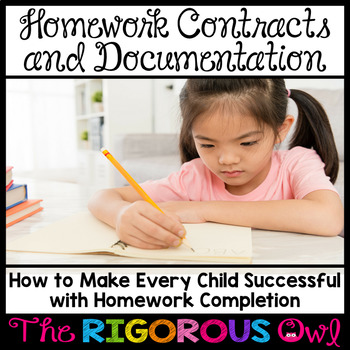 Preview of Homework Contracts and Intervention