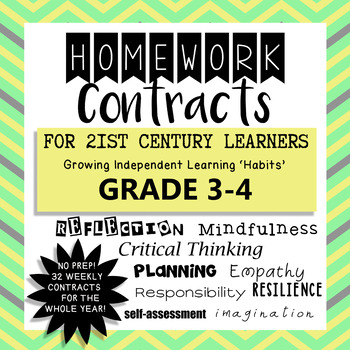 homework contracts year 3