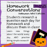 Homework Conversations Halloween mini Edition