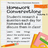 Homework Conversations, Volume 1
