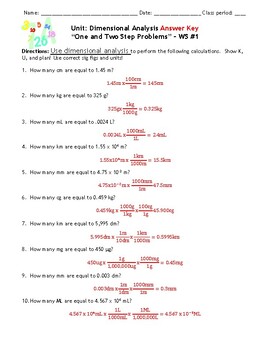 1 2 1 the importance of units worksheet answers