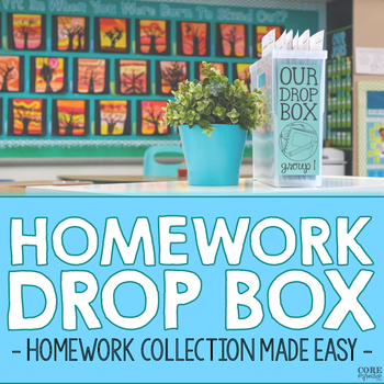 Preview of Homework Drop Box Labels