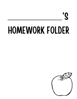 tpt homework folder