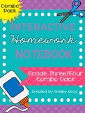 Homework Folder Activities Interactive Notebook Bundle for