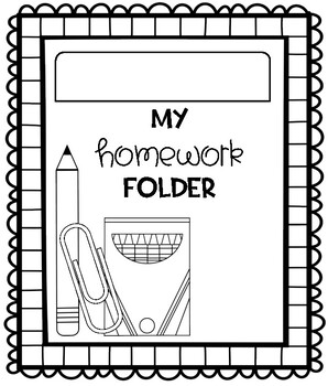 homework cover sheet free