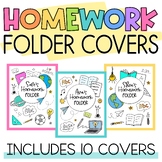 Homework Folder Covers